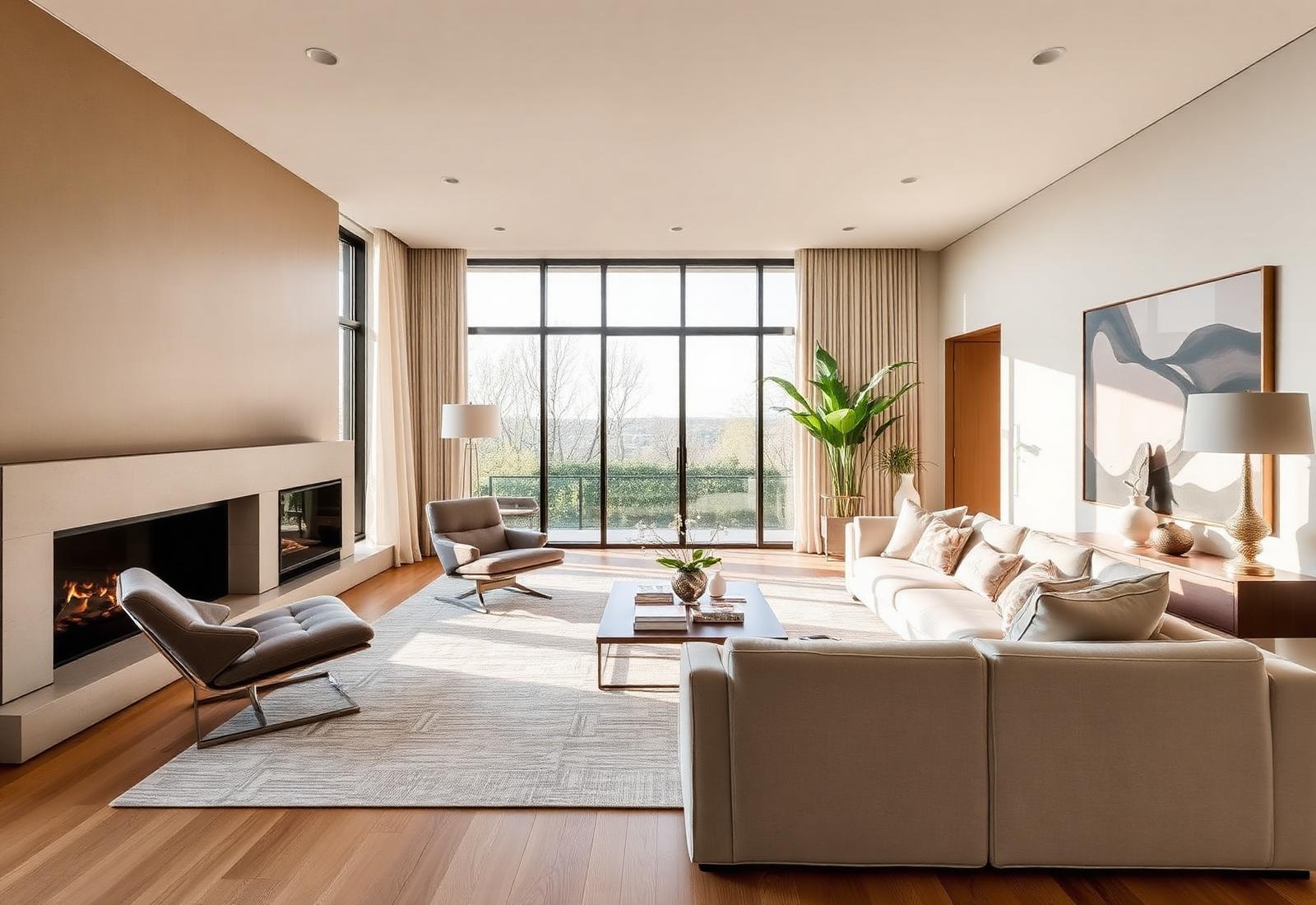 Interior of a curated residence